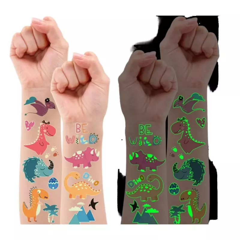 Glow-in-the-Dark tatueringsklistermärke